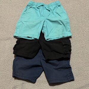 Wonder Nation Kids' Shorts Pack - Teal, Black, and Navy